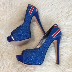 GINA - Swarovski Crystal Union Jack Heels 🇬🇧